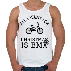 PRINTFASHION CHRISTMAS BMX - Férfi atléta - Fehér