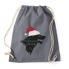 PRINTFASHION Christmas is coming - Trónok harca - Sportzsák, Tornazsák - Grafitszürke