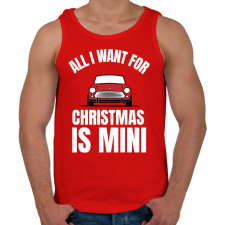 PRINTFASHION CHRISTMAS MINI - Férfi atléta - Piros atléta, trikó