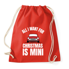 PRINTFASHION CHRISTMAS MINI - Sportzsák, Tornazsák - Piros tornazsák