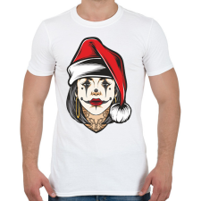 PRINTFASHION Christmas woman - Férfi póló - Fehér férfi póló