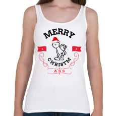 PRINTFASHION ChristmASS3 - Női atléta - Fehér