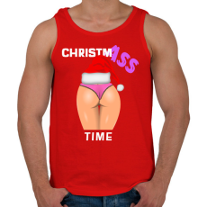 PRINTFASHION ChristmASS 2 - Férfi atléta - Piros