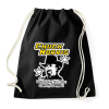 PRINTFASHION Chuck Norris látótávolsága csukott szemmel - Sportzsák, Tornazsák - Fekete