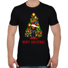 PRINTFASHION chucky christmas - Férfi póló - Fekete férfi póló