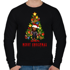 PRINTFASHION chucky christmas - Férfi pulóver - Fekete férfi pulóver, kardigán