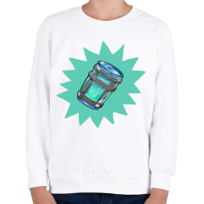 PRINTFASHION Chug Jug - Gyerek pulóver - Fehér gyerek pulóver, kardigán