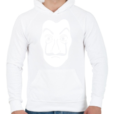 PRINTFASHION Ciao Bella - Férfi kapucnis pulóver - Fehér férfi pulóver, kardigán