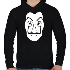 PRINTFASHION Ciao Bella  - Férfi kapucnis pulóver - Fekete