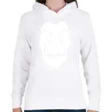 PRINTFASHION Ciao Bella  - Női kapucnis pulóver - Fehér női pulóver, kardigán