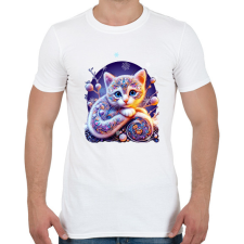 PRINTFASHION Cica alebrije stílusban - Férfi póló - Fehér férfi póló