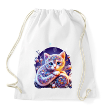 PRINTFASHION Cica alebrije stílusban - Sportzsák, Tornazsák - Fehér tornazsák