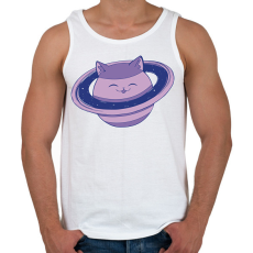 PRINTFASHION Cica bolygó - Férfi atléta - Fehér