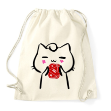 PRINTFASHION Cica és piros D20 - Sportzsák, Tornazsák - Natúr tornazsák