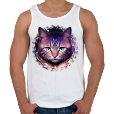 PRINTFASHION Cica - Férfi atléta - Fehér atléta, trikó