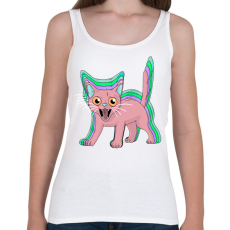 PRINTFASHION Cica LSD - Női atléta - Fehér