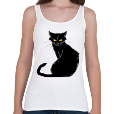 PRINTFASHION cica - Női atléta - Fehér