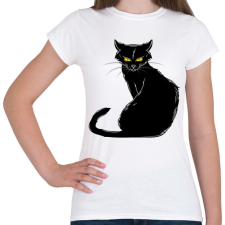 PRINTFASHION cica - Női póló - Fehér női póló