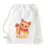 PRINTFASHION Cica -pacsi  - Sportzsák, Tornazsák - Fehér