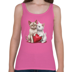 PRINTFASHION cica pár - Női atléta - Rózsaszín