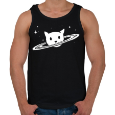 PRINTFASHION Cica planéta - Férfi atléta - Fekete atléta, trikó