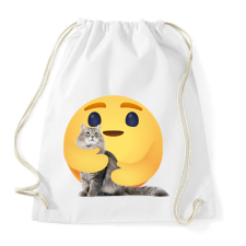 PRINTFASHION Cica - Sportzsák, Tornazsák - Fehér tornazsák