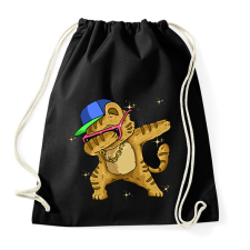 PRINTFASHION Cica - Sportzsák, Tornazsák - Fekete tornazsák