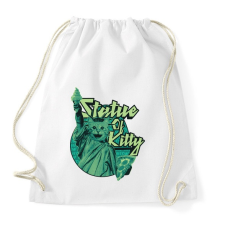 PRINTFASHION Cica szabadságszobor - Sportzsák, Tornazsák - Fehér tornazsák