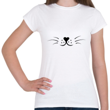 PRINTFASHION cicafej - Női póló - Fehér női póló