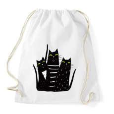 PRINTFASHION Cicák - Sportzsák, Tornazsák - Fehér