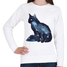 PRINTFASHION Cicás csillagkép - Női pulóver - Fehér női pulóver, kardigán