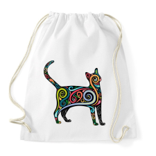 PRINTFASHION Cicás póló - Sportzsák, Tornazsák - Fehér tornazsák