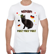PRINTFASHION Cicc-cicc - Germany - Férfi póló - Fehér