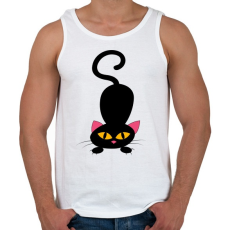 PRINTFASHION Cicmic ugrásra kész - Férfi atléta - Fehér