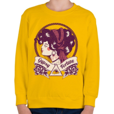 PRINTFASHION Cigány jósnő - Gyerek pulóver - Sárga
