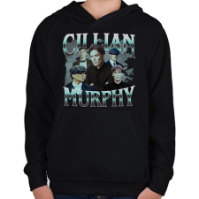 PRINTFASHION Cillian Murphy - Gyerek kapucnis pulóver - Fekete gyerek pulóver, kardigán