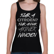 PRINTFASHION Citroen - Női atléta - Fekete