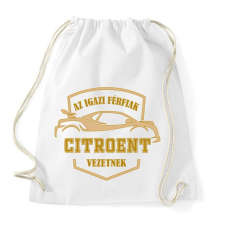 PRINTFASHION Citroenes sofőr - Sportzsák, Tornazsák - Fehér tornazsák