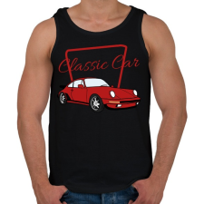 PRINTFASHION Classic Car - Férfi atléta - Fekete atléta, trikó