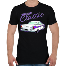 PRINTFASHION Classic car - Férfi póló - Fekete férfi póló