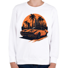 PRINTFASHION Classic car - Gyerek pulóver - Fehér