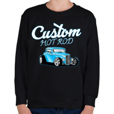 PRINTFASHION Classic car  - Gyerek pulóver - Fekete