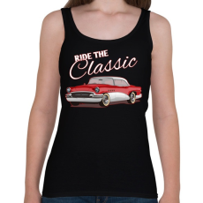 PRINTFASHION Classic car  - Női atléta - Fekete