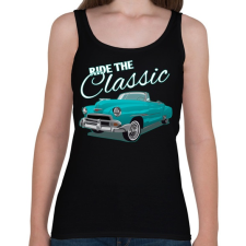 PRINTFASHION Classic car  - Női atléta - Fekete női trikó