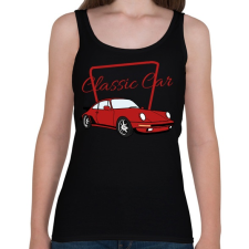 PRINTFASHION Classic Car - Női atléta - Fekete női trikó