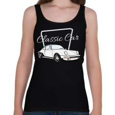 PRINTFASHION Classic Car - Női atléta - Fekete női trikó