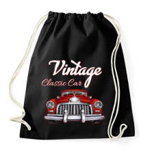 PRINTFASHION Classic car  - Sportzsák, Tornazsák - Fekete tornazsák