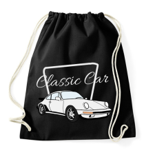 PRINTFASHION Classic Car - Sportzsák, Tornazsák - Fekete tornazsák