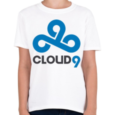 PRINTFASHION Cloud9 logo - Gyerek póló - Fehér