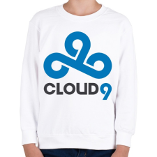 PRINTFASHION Cloud9 logo - Gyerek pulóver - Fehér gyerek pulóver, kardigán